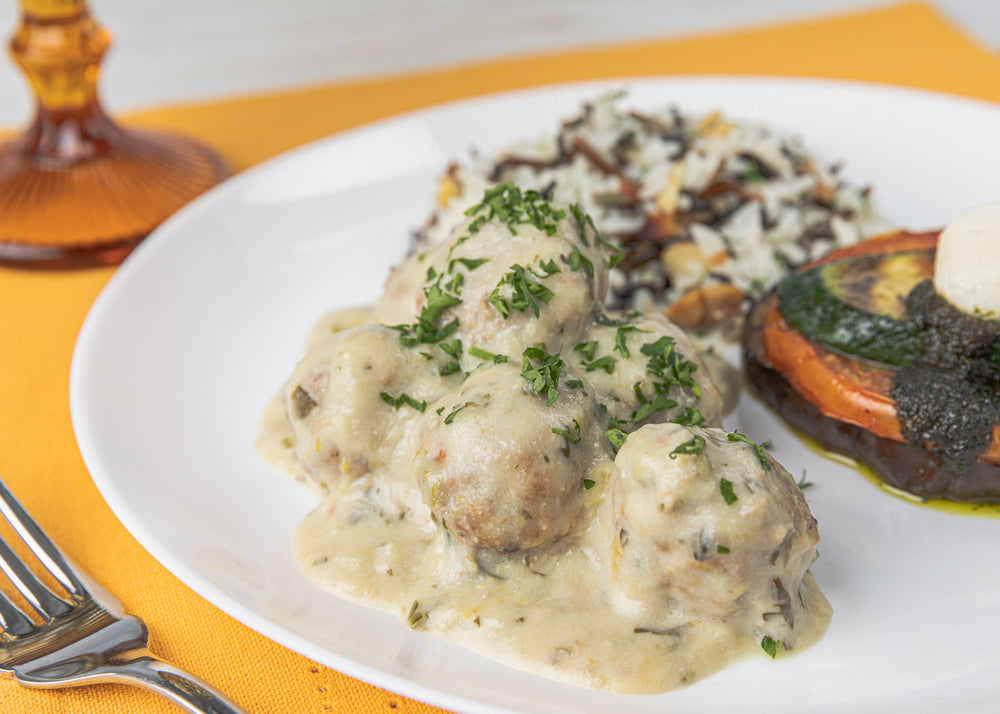 
                  
                    Load image into Gallery viewer, Pork Meatballs with Gorgonzola sauce
                  
                
