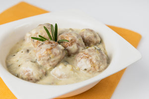 
                  
                    Load image into Gallery viewer, Pork Meatballs with Gorgonzola sauce
                  
                